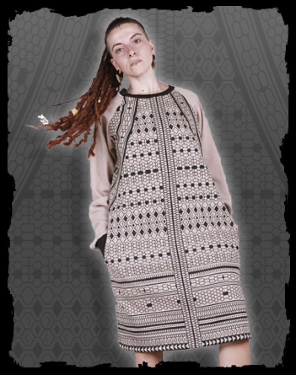 KHIONE Dress No Hood - With FullPrint Kalinga Nr. 258